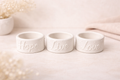Hope • Live • Love – dekorativne gipsane posudice